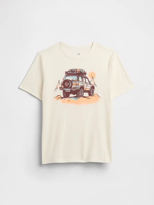 GAP Детска тениска с щампа GAP