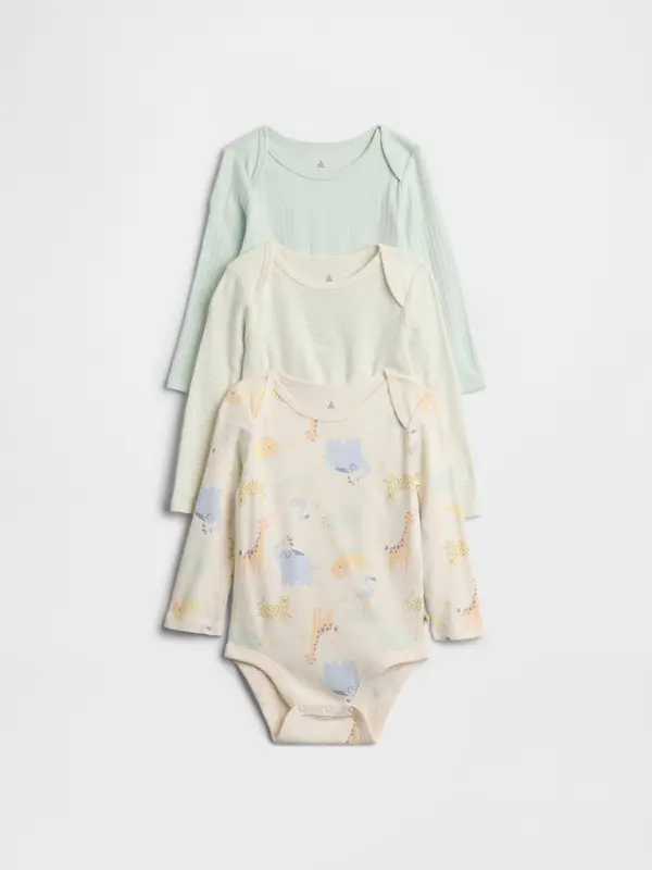 GAP Детски бодита GAP, 3 бр. - Момчета