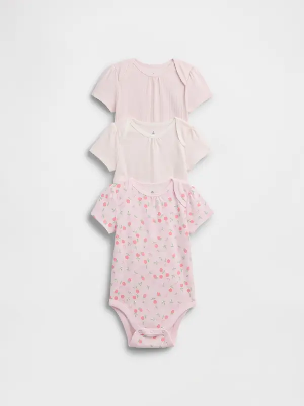 GAP Детски бодита GAP, 3 бр. - Момичета