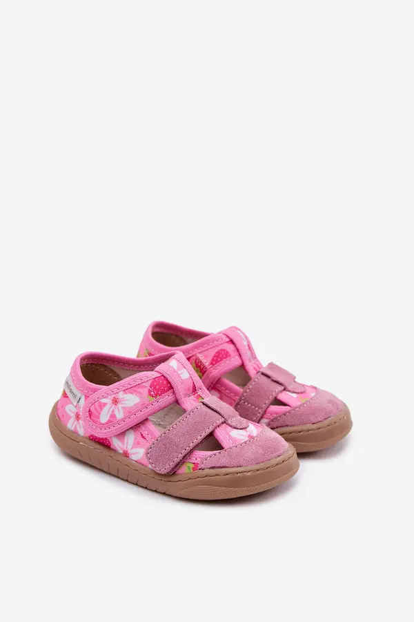 Milami Детски боси пантофи Milami Pink Strawberry Lumi