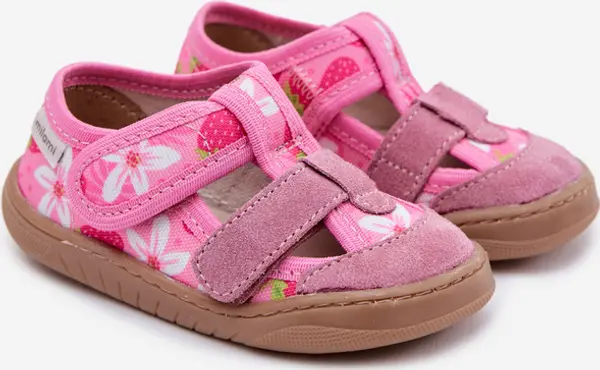 Milami Детски боси пантофи Milami Pink Strawberry Lumi