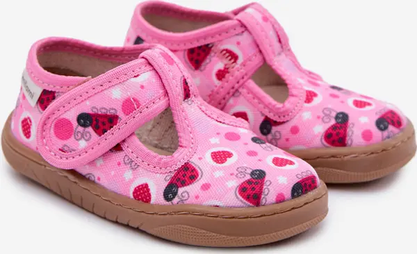 Milami Детски боси пантофи с червени сърца