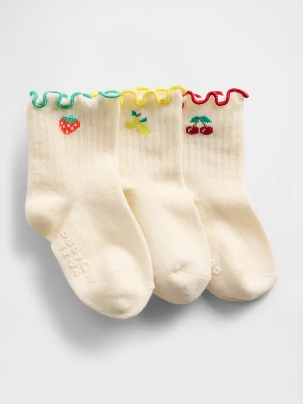GAP Детски чорапи GAP, 3 чифта - Момичета