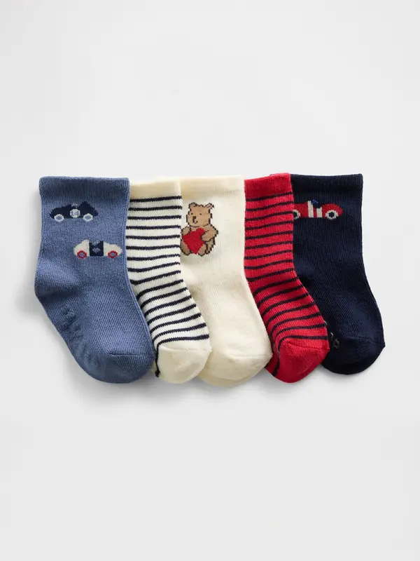 GAP Детски чорапи GAP, 5 чифта