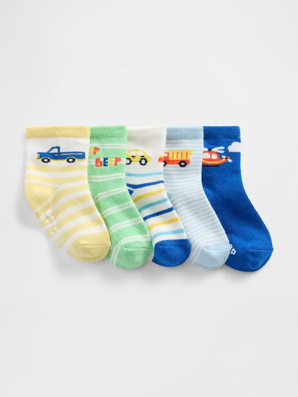 GAP Детски чорапи GAP, 5 чифта - момчета