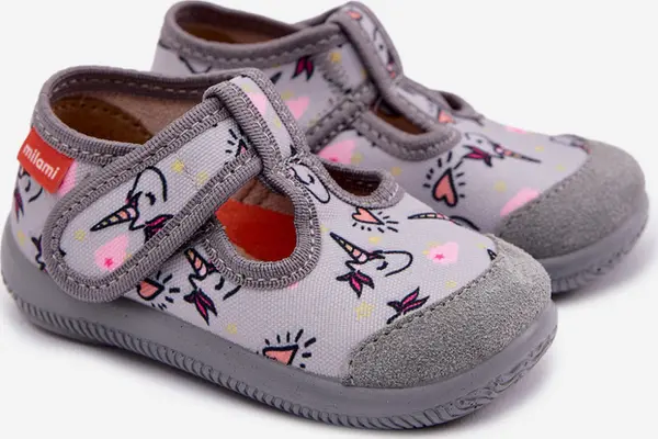 Milami Детски еластични пантофи Милами с еднорог