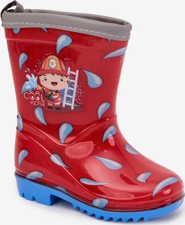 Boto Детски гумени ботуши с мотив на пожарникар