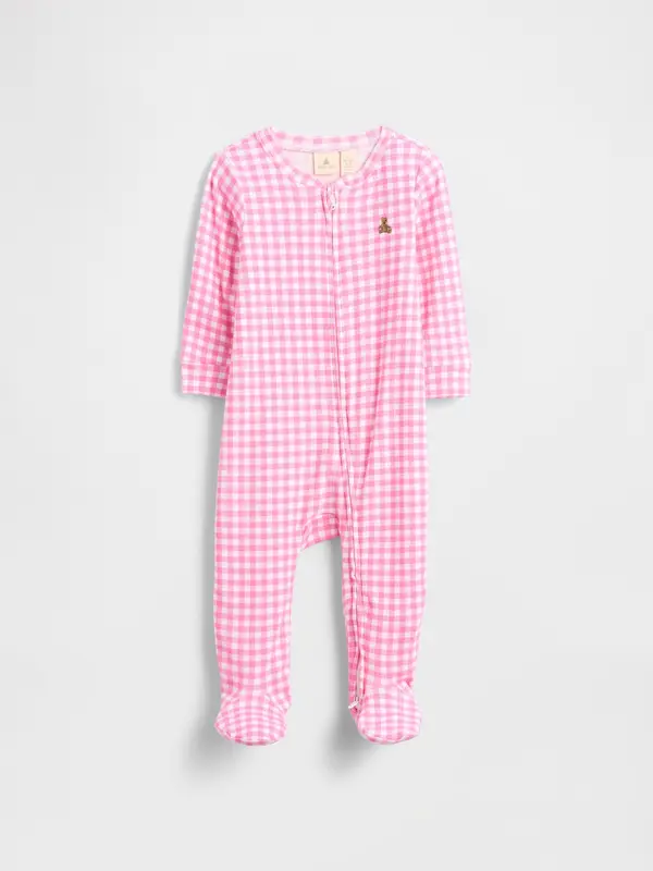 GAP Детски кариран гащеризон GAP за момичета