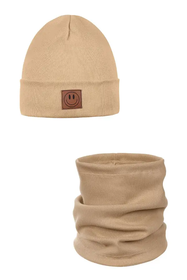 Ander Детски комплект шапка и шал Ander SMILE