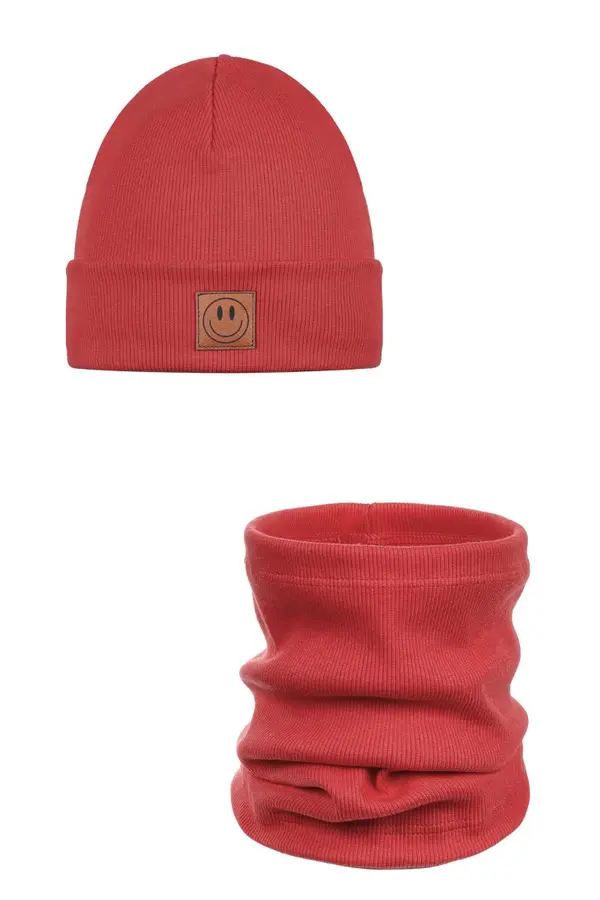 Ander Детски комплект шапка и шал SMILE
