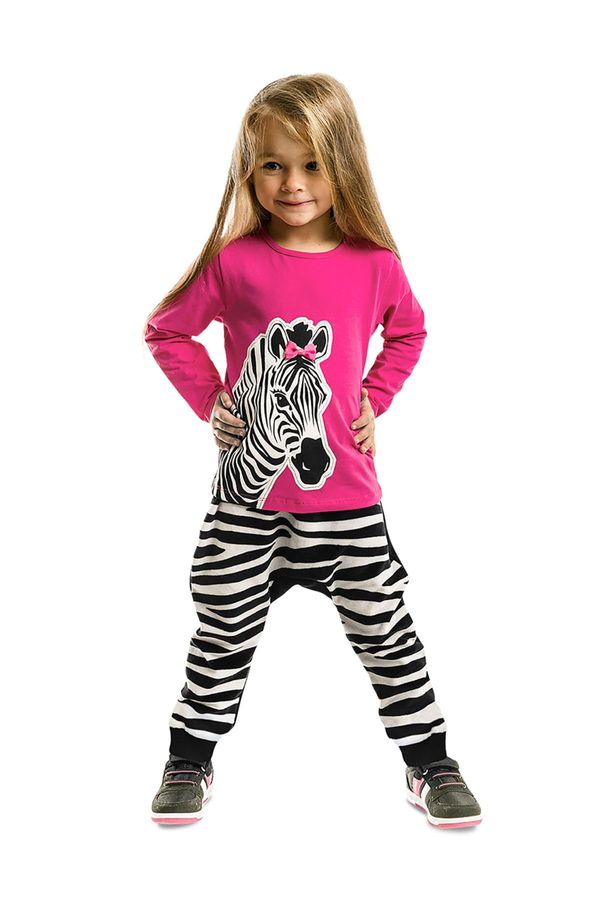 Denokids Детски комплект. Denokids CFF-20S1-407/Pink, Black, White