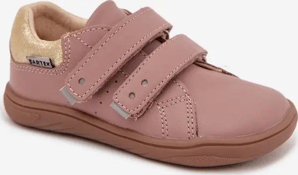 Bartek S.A. Детски кожени боси обувки Bartek розови