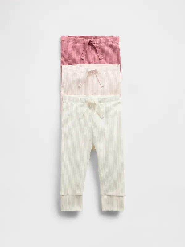 GAP Детски оребрени панталони GAP, 3 части