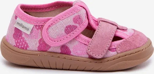 Milami Детски пантофи Milami с розови сърца