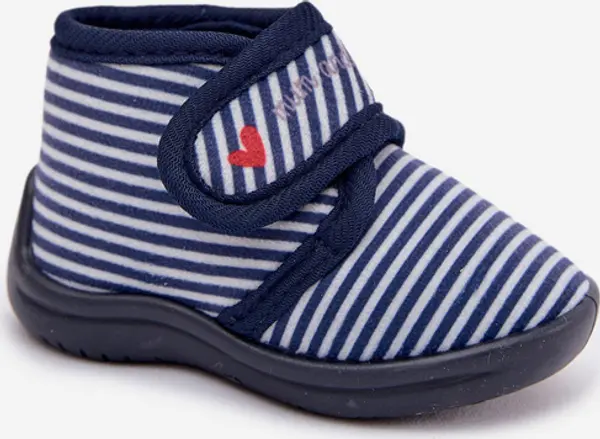 Boto Детски пантофи с райета и велкро