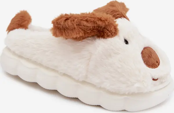 Boto Детски пухкави пантофи с куче