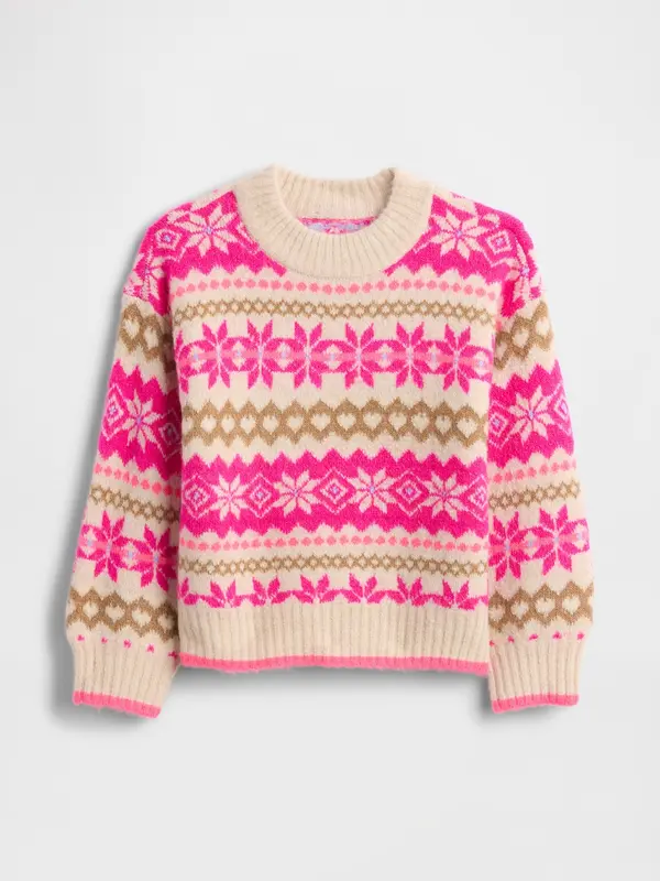 GAP Детски пуловер Fair Isle