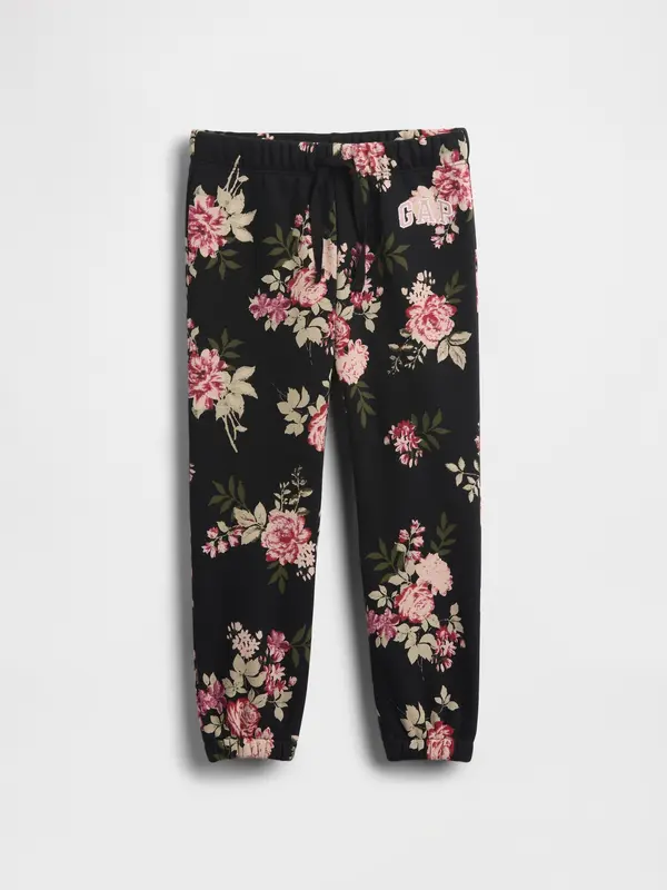 GAP Детски спортни панталони GAP с флорален мотив
