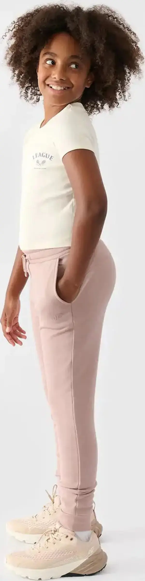 4F Детски Спортни Панталони Joggery 4F Бежови 4FJWMM00TTR