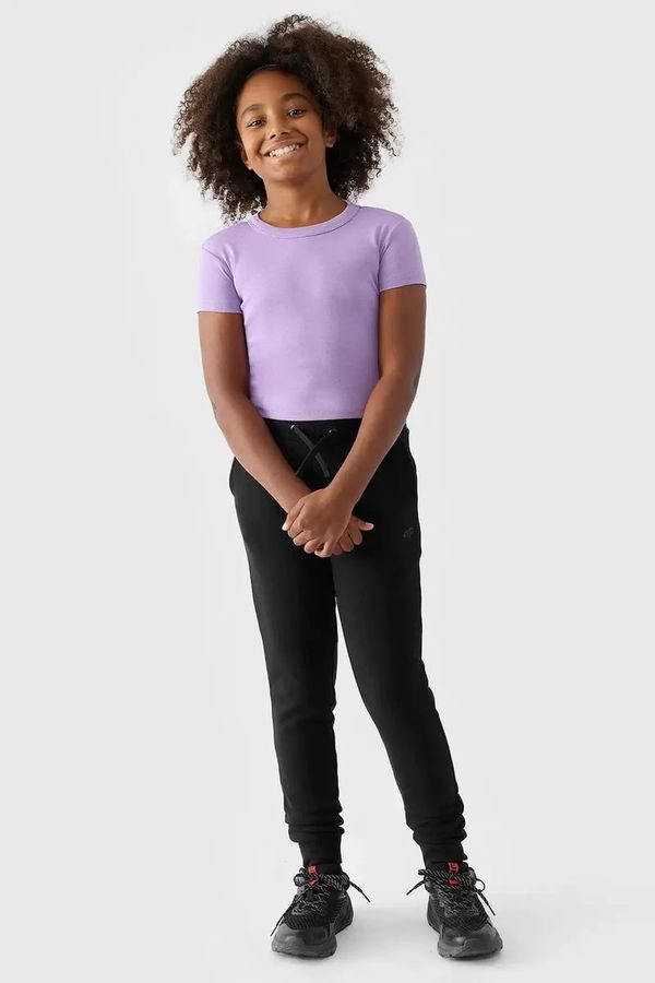 4F Детски Спортни Панталони Joggery 4F Черни 4FJWMM00TTR