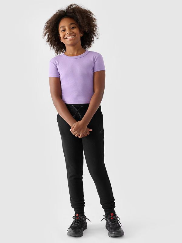 4F Детски Спортни Панталони Joggery 4F Черни 4FJWMM00TTR