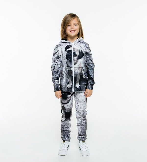 Mr. GUGU & Miss GO Детски суичър Mr. GUGU & Miss GO PUG