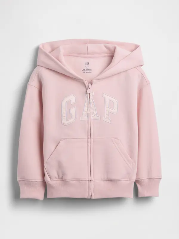 GAP Детски суитшърт GAP с лого VintageSoft - за момичета