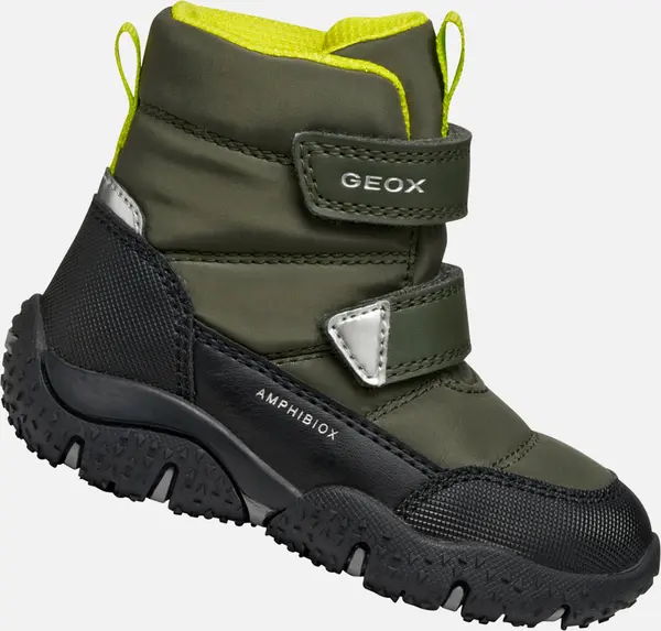 GEOX Детски зимни обувки Geox Baltic Boy B ABX в цвят каки