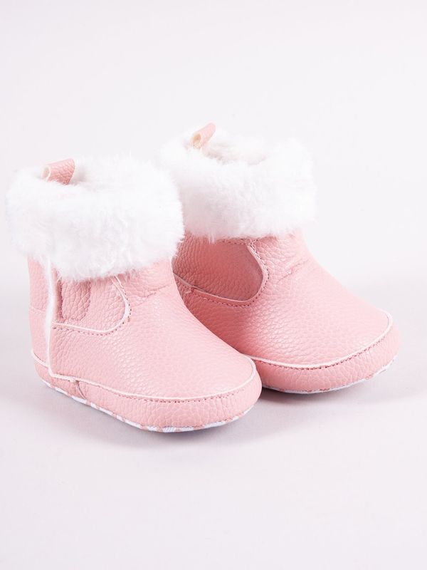 Yoclub Детски зимни обувки Yoclub Yoclub_Velcro_Strappy_Girls'_Boots_OBO-0185G-0500_Pink