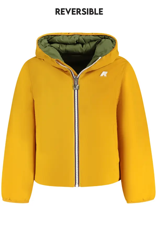 K-Way Детско двулицевo яке K-WAY жълто