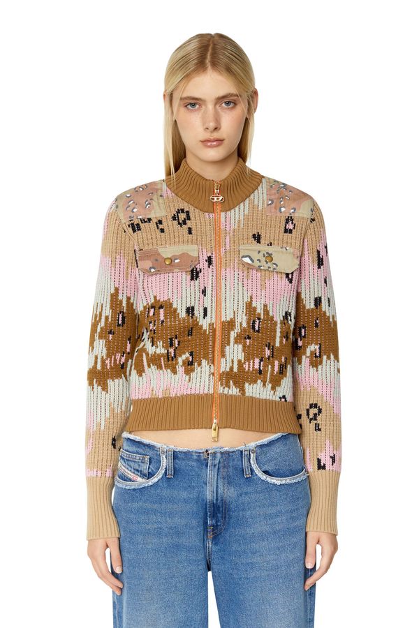 Diesel Diesel Cardigan - M-AGGY KNITWEAR brown