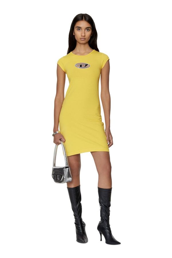 Diesel Diesel Dress - D-ANGIEL DRESS yellow