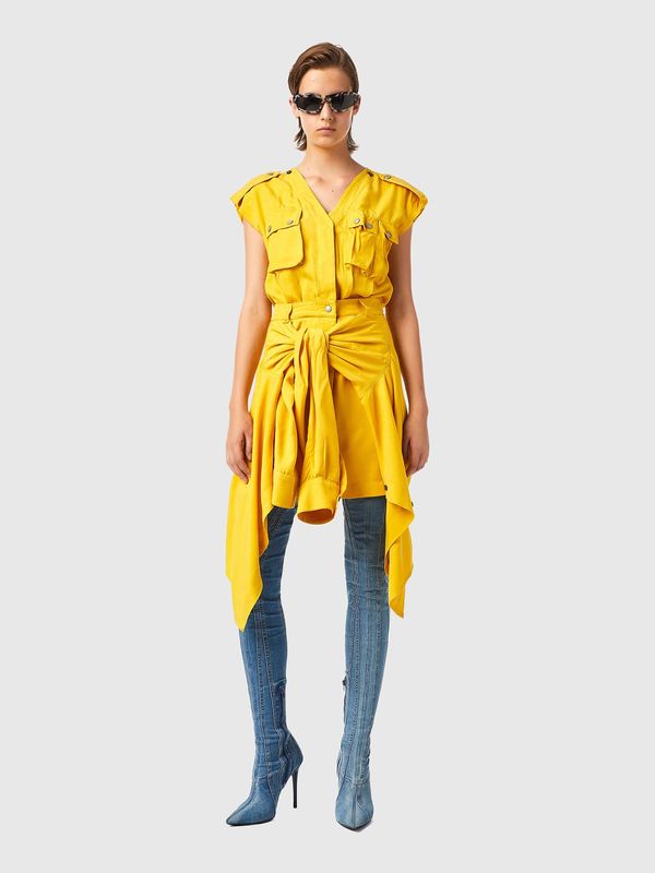 Diesel Diesel Dress - D-GIUDITTA DRESS yellow