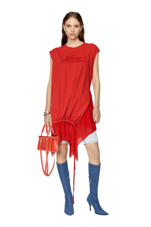 Diesel Diesel Dress - D-ROLLETTE DRESS red