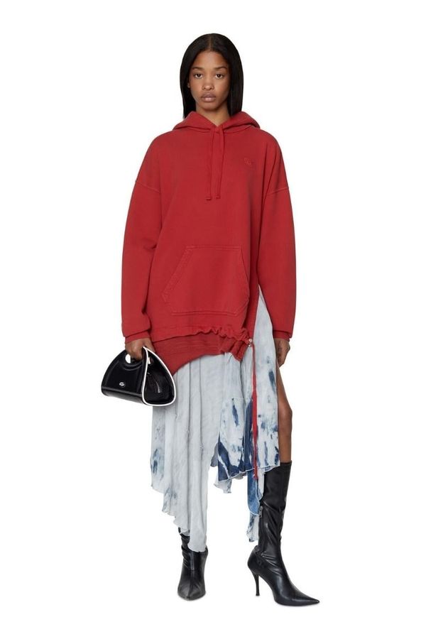 Diesel Diesel Dress - D-ROLLIER DRESS red