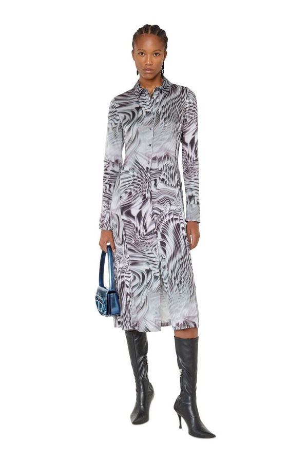 Diesel Diesel Dress - D-TIPHA DRESS grey