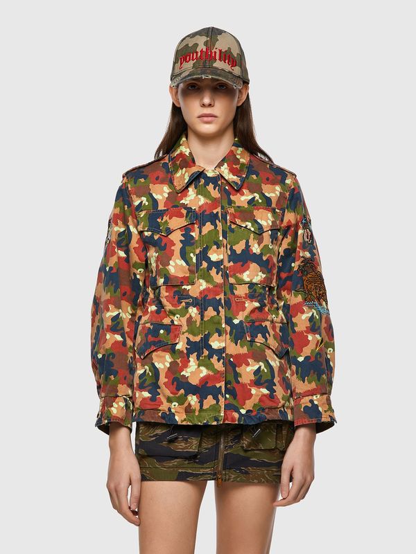 Diesel Diesel Jacket - GCLAUDIACMF JACKET camouflage