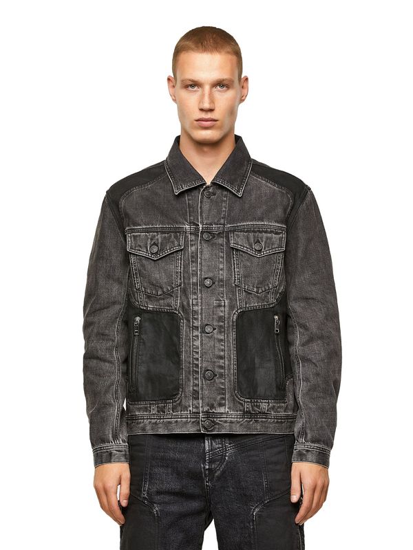 Diesel Diesel Jacket - Jackets NHILL-ROD-SP black