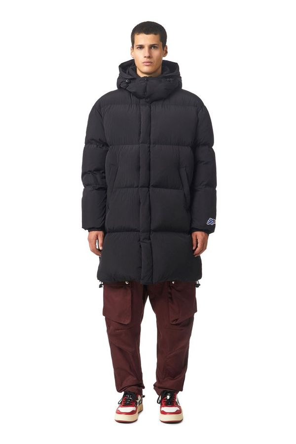 Diesel Diesel Jacket - W-ROLF-LONG JACKET black