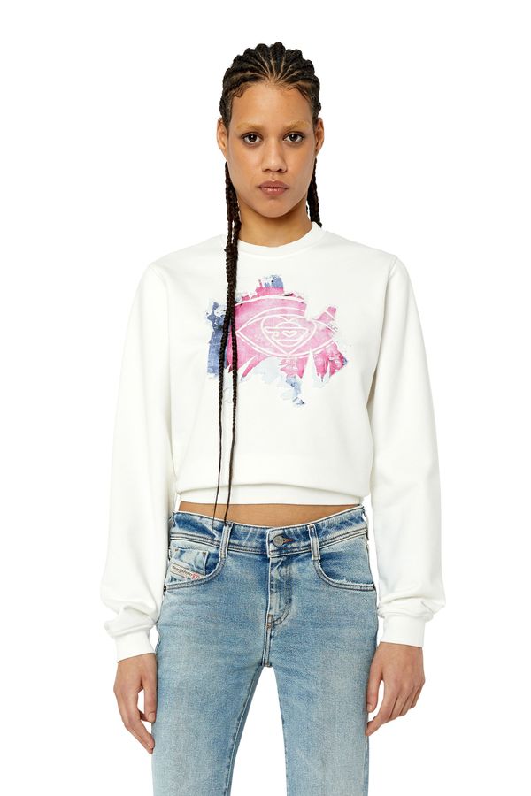 Diesel Diesel Sweatshirt - F-REGGOFF SWEAT-SHIRT white