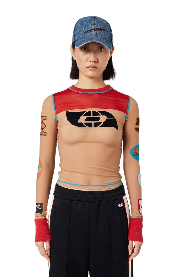 Diesel Diesel T-shirt - T-SIELAR T-SHIRT beige