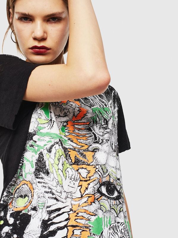 Diesel Diesel T-shirt - TDARIAYB TSHIRT black