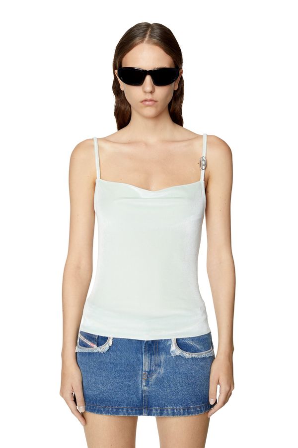 Diesel Diesel Top - T-AMOS TANK TOP white