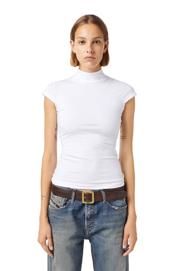 Diesel Diesel Top - TSKICUPMOCK TANK TOP white