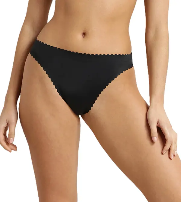 DIM DIM BODY TOUCH DAILY STRING - Дамски безшевни бикини - Черни