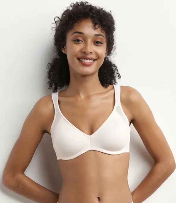 DIM DIM GENEROUS MINIMIZER BRA - Women's shrinking bra with bones - light pink