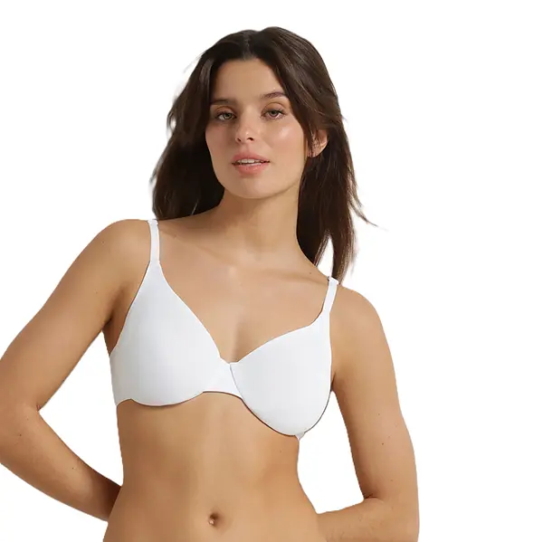 DIM DIM INVISIBLE UNDERWIRE FULL CUP BRA - Women's underwire bra - white