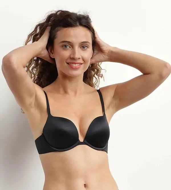DIM DIM SEXY PUSH UP BRA - Women's Push Up Bra - Black