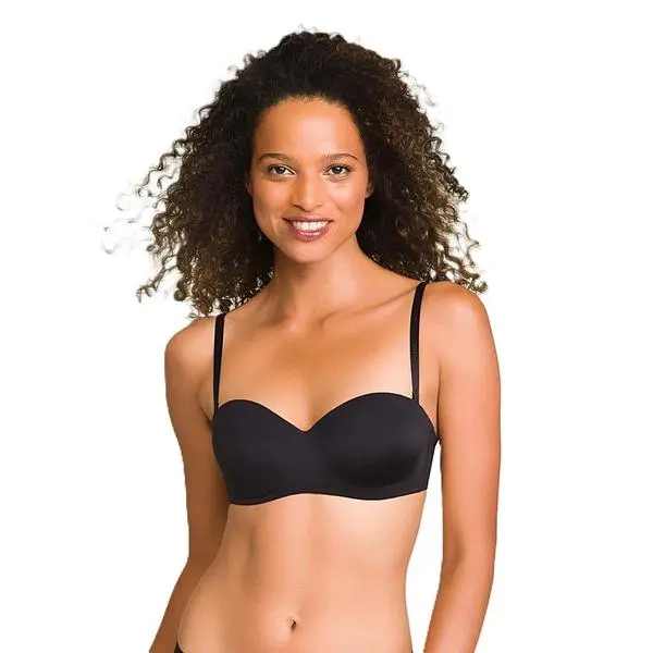 DIM DIM WIREFREE STRAPLESS BRA - Women's bra with removable straps - black