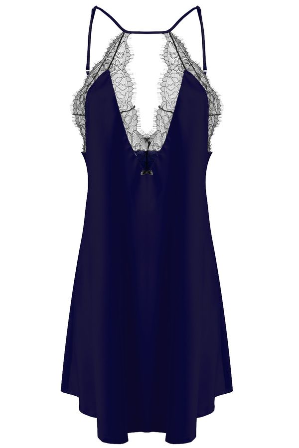 DKaren DKaren Woman's Slip Tifany Navy Blue